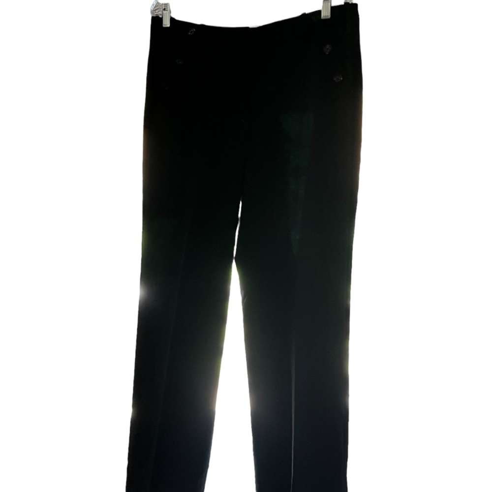 NWOT wide leg trousers 3 button hip detail